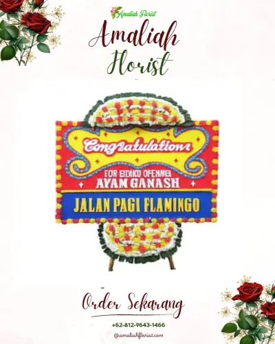 Bunga Papan Congratulation di Sitail